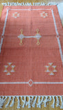 EMBROIDERED MOROCCAN STYLE RUGS