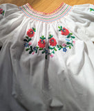 BEAUTIFUL HUNGARIAN COTTON EMBROIDERED BLOUSE- 8/10