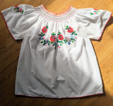 BEAUTIFUL HUNGARIAN COTTON EMBROIDERED BLOUSE- 8/10