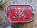 HAND PAINTED TIFFIN TINS