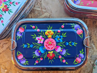 HAND PAINTED TIFFIN TINS