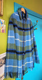 1970s TARTAN WOOL CAPE