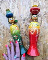 EGYPTIAN WOODEN DOLLS