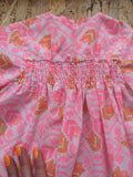 PINK & ORANGE DRESS- AGE 9mths