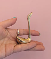 BRASS SWAN RING HOLDER