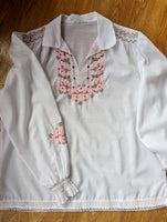 EMBROIDERED LONG SLEEVED BLOUSE- 16/18