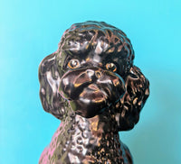 MID CENTURY BLACK POODLE