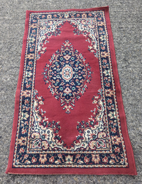 RED PERSIAN WOOL RUG