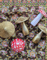 BRASS MUSHROOM/ TOADSTOOL INCENSE HOLDER