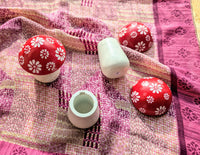 TOADSTOOL TRINKET POTS