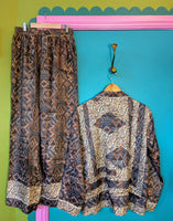 RECYCLED SARI SILK PYJAMAS