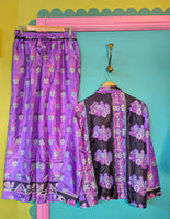 RECYCLED SARI SILK PYJAMAS