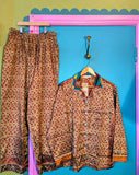 RECYCLED SARI SILK PYJAMAS