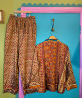 RECYCLED SARI SILK PYJAMAS