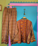 RECYCLED SARI SILK PYJAMAS