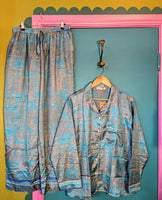 RECYCLED SARI SILK PYJAMAS