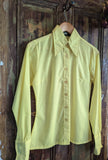 YELLOW DAGGER COLLAR 70s SHIRT- 10/12