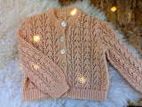 SWEET PEACH KNIT- AGE 2-3 ish