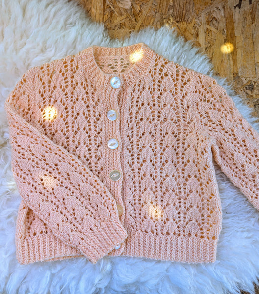 SWEET PEACH KNIT- AGE 2-3 ish