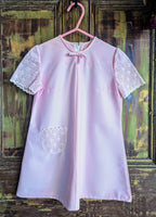 PINK GINGHAM DRESS- AGE 3-4