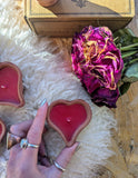 PRIYA HEART SHAPED CANDLES