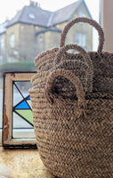 MOROCCAN PALM LEAF BASKETS