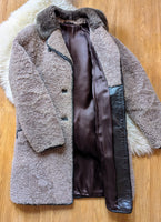 1970s LAMBS WOOL COAT