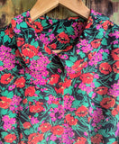 FLORAL BLOUSE- 8/10