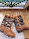 LEATHER & KILIM BOOTS- 4/37