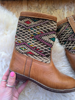 LEATHER & KILIM BOOTS- 4/37