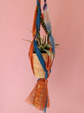 RECYCLED SARI PLANT HANGERS