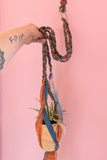 RECYCLED SARI PLANT HANGERS