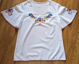 HUNGARIAN EMBROIDERED BLOUSE- 8/10/12