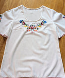 HUNGARIAN EMBROIDERED BLOUSE- 8/10/12