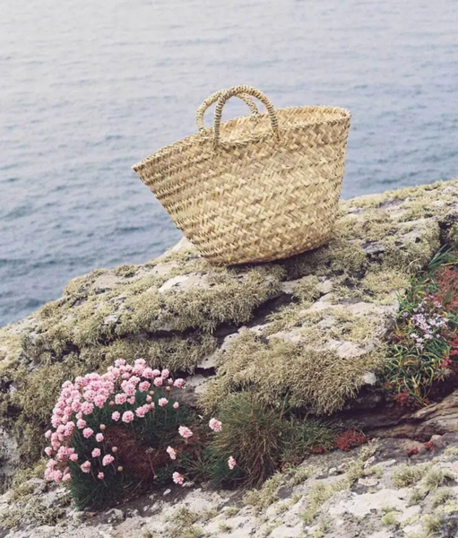 MOROCCAN PALM LEAF BASKETS