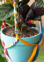 RECYCLED SARI PLANT HANGERS