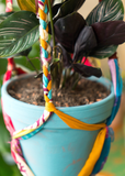 RECYCLED SARI PLANT HANGERS