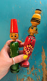 EGYPTIAN WOODEN DOLLS