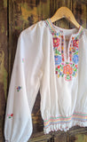 1970s EMBROIDERED BLOUSE- 10