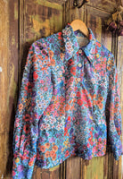 AMAZING 1970s FLORAL SHIRT- 8/10