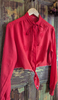CROPPED VINTAGE BLOUSE- 14/16