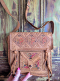 TAN MORROCAN LEATHER BAG