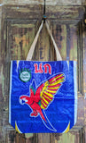 RECYCLED RICE SACK LARGE SHOPPER BAG