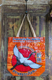 RECYCLED RICE SACK LARGE SHOPPER BAG