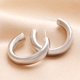 STAINLESS STEEL CHUNKY HOOPS