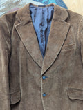 MEN'S BROWN CORDUROY JACKET- L