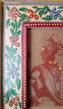 HAND PAINTED INDIAN PHOTO FRAMES