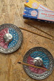 RECYCLED ALUMINIUM SUN & MOON INCENSE PLATES