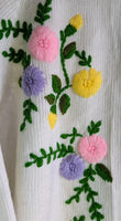 CUTE WHITE EMBROIDERED CARDIGAN- 12