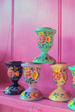 HAND PAINTED KASHMIRI CANDLESTICKS